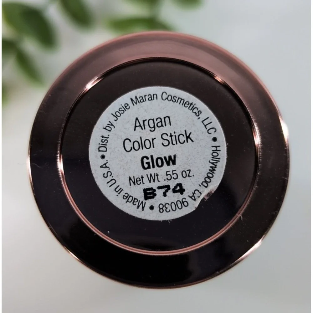 NEW GLOW😍Josie Maran Argan Color Stick .55oz Ultra Hydrating Multi-Tasking Balm